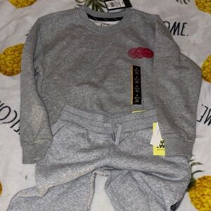 Gray Kids sweat mixed Set size 6/7